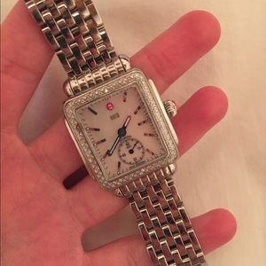 Michele Diamond Deco Watch